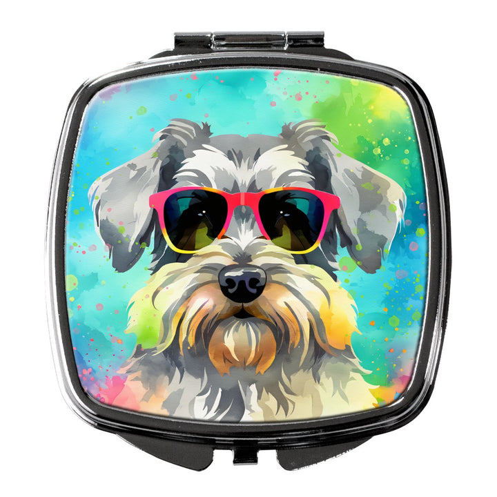 Yorkshire Terrier Hippie Dawg Compact Mirror Image 1