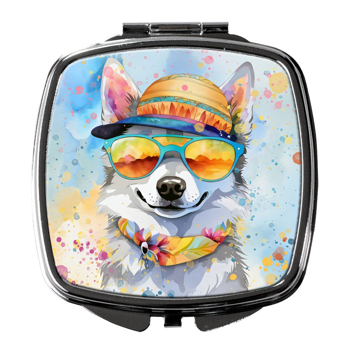 Yorkshire Terrier Hippie Dawg Compact Mirror Image 1