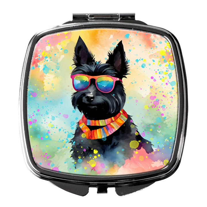 Yorkshire Terrier Hippie Dawg Compact Mirror Image 1