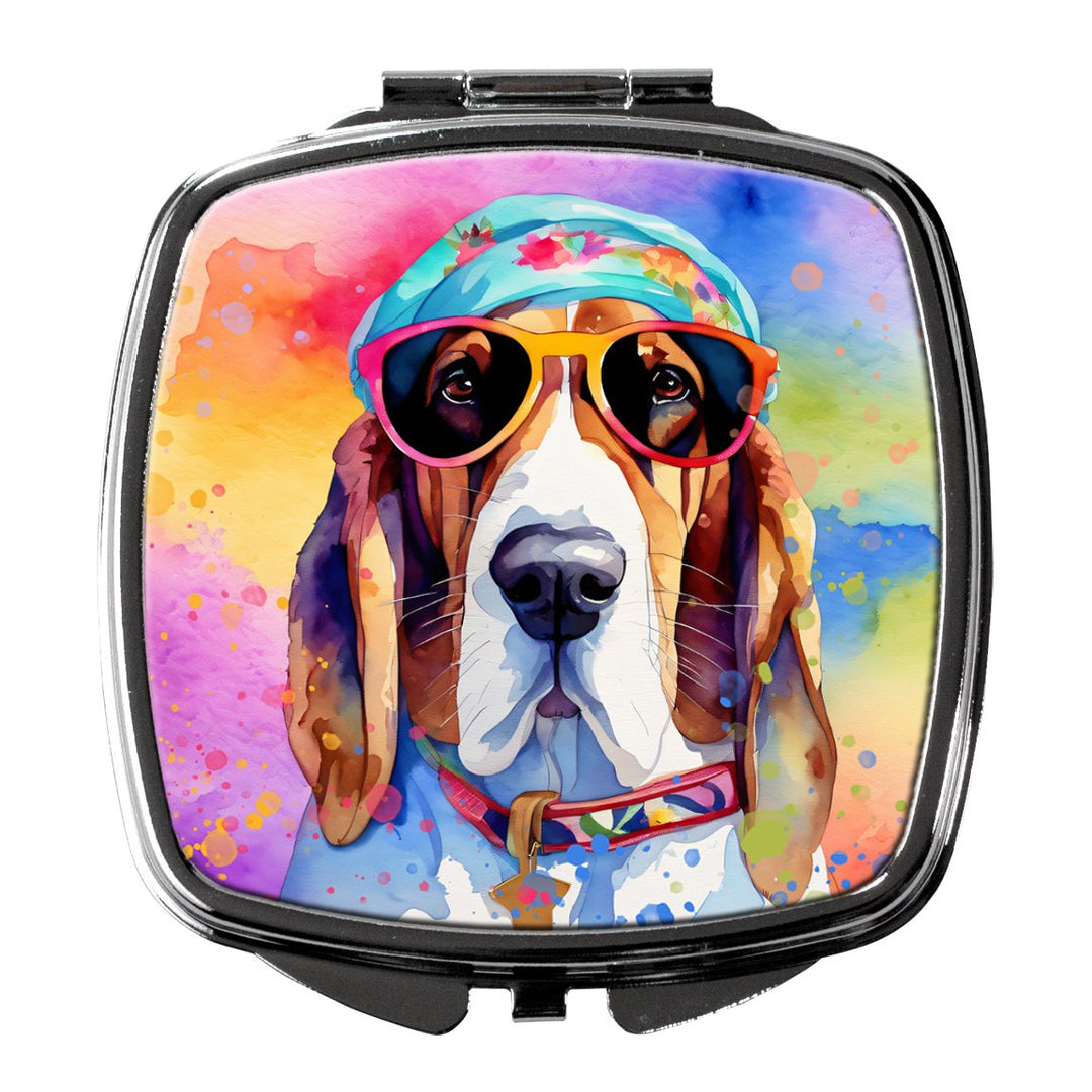 Yorkshire Terrier Hippie Dawg Compact Mirror Image 1