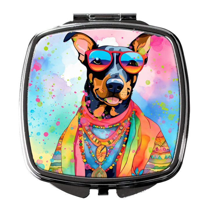 Yorkshire Terrier Hippie Dawg Compact Mirror Image 6