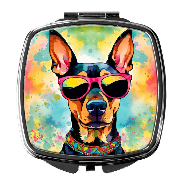 Yorkshire Terrier Hippie Dawg Compact Mirror Image 1