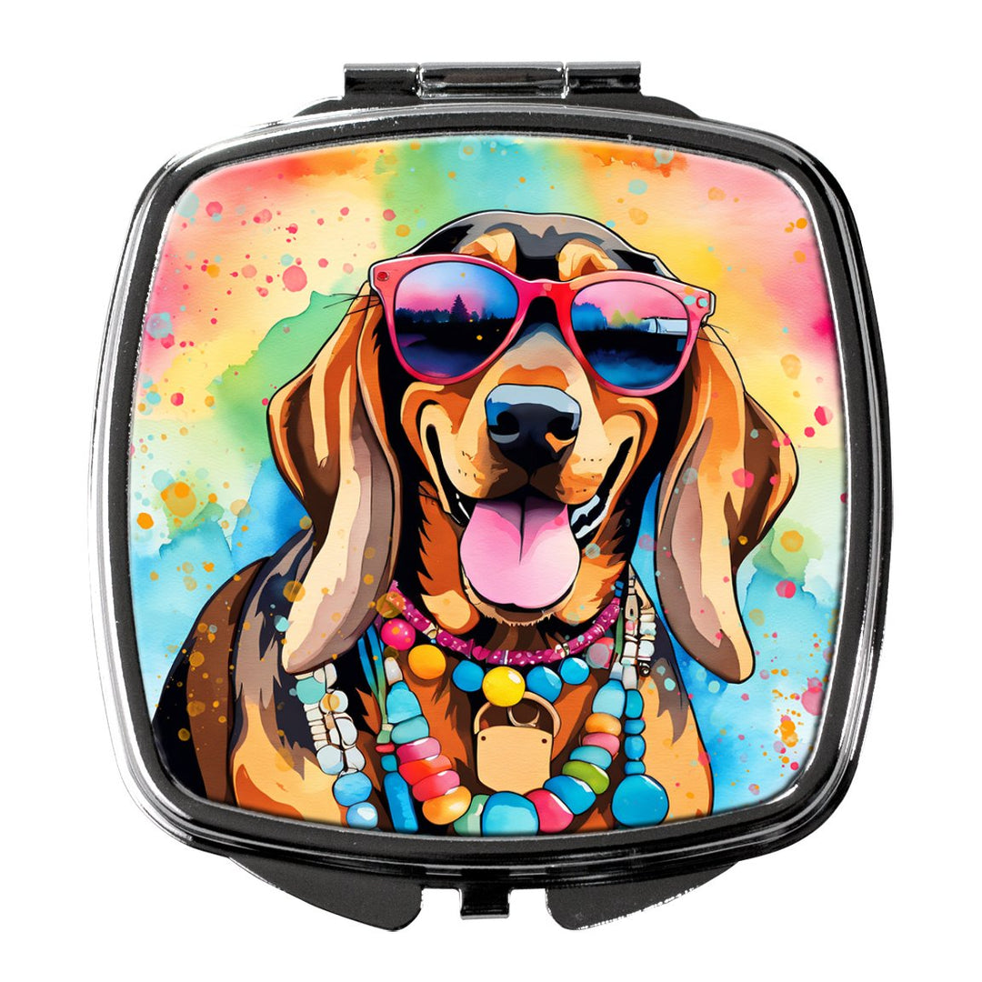 Yorkshire Terrier Hippie Dawg Compact Mirror Image 1