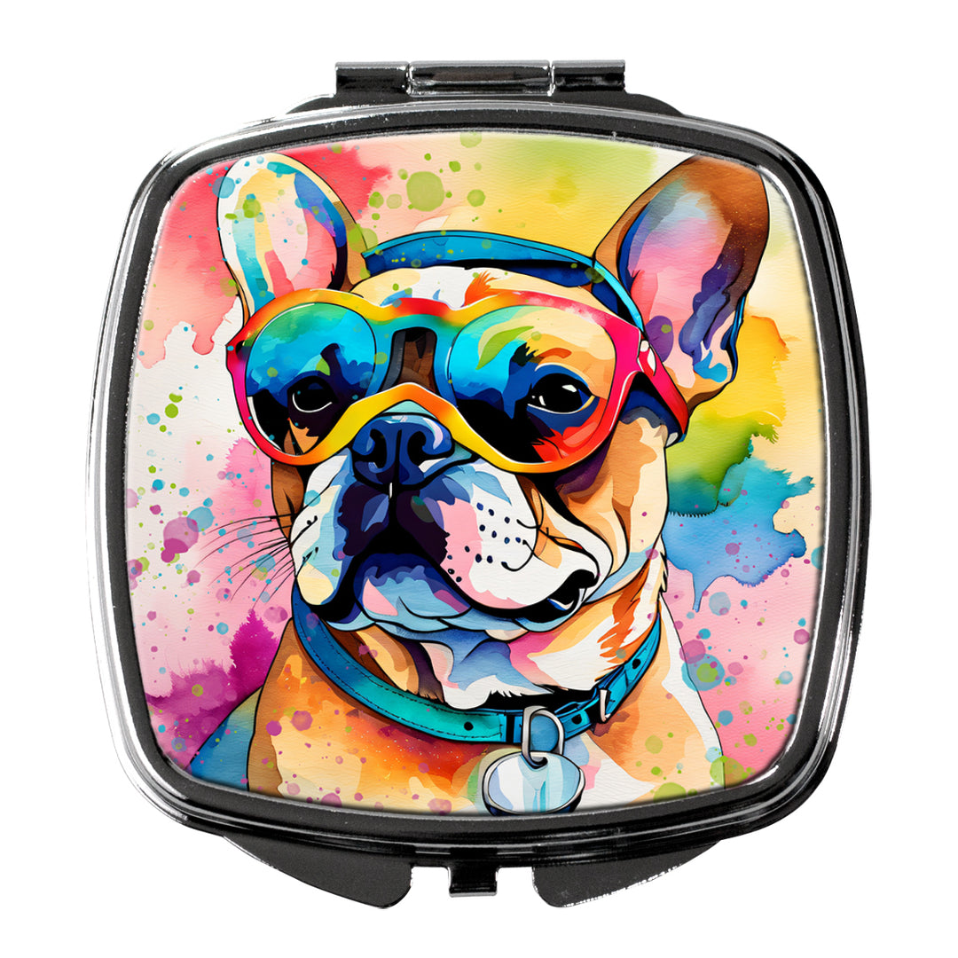 Yorkshire Terrier Hippie Dawg Compact Mirror Image 10