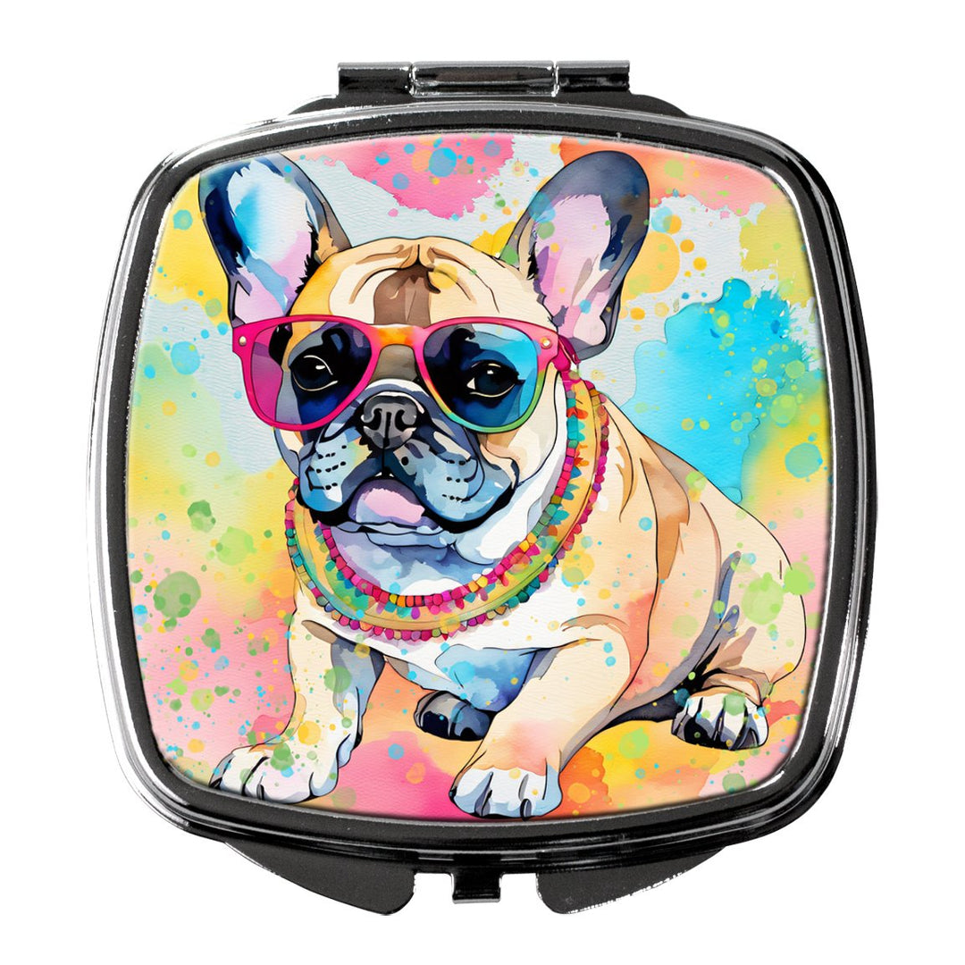 Yorkshire Terrier Hippie Dawg Compact Mirror Image 1