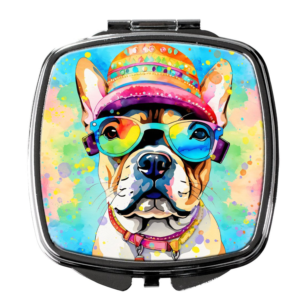 Yorkshire Terrier Hippie Dawg Compact Mirror Image 1