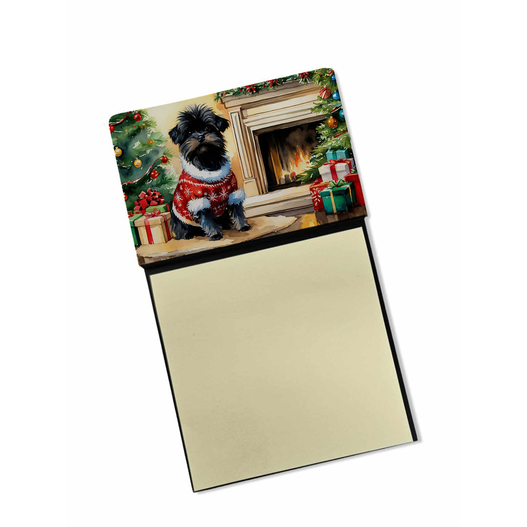 Yorkshire Terrier Cozy Christmas Sticky Note Holder Image 1