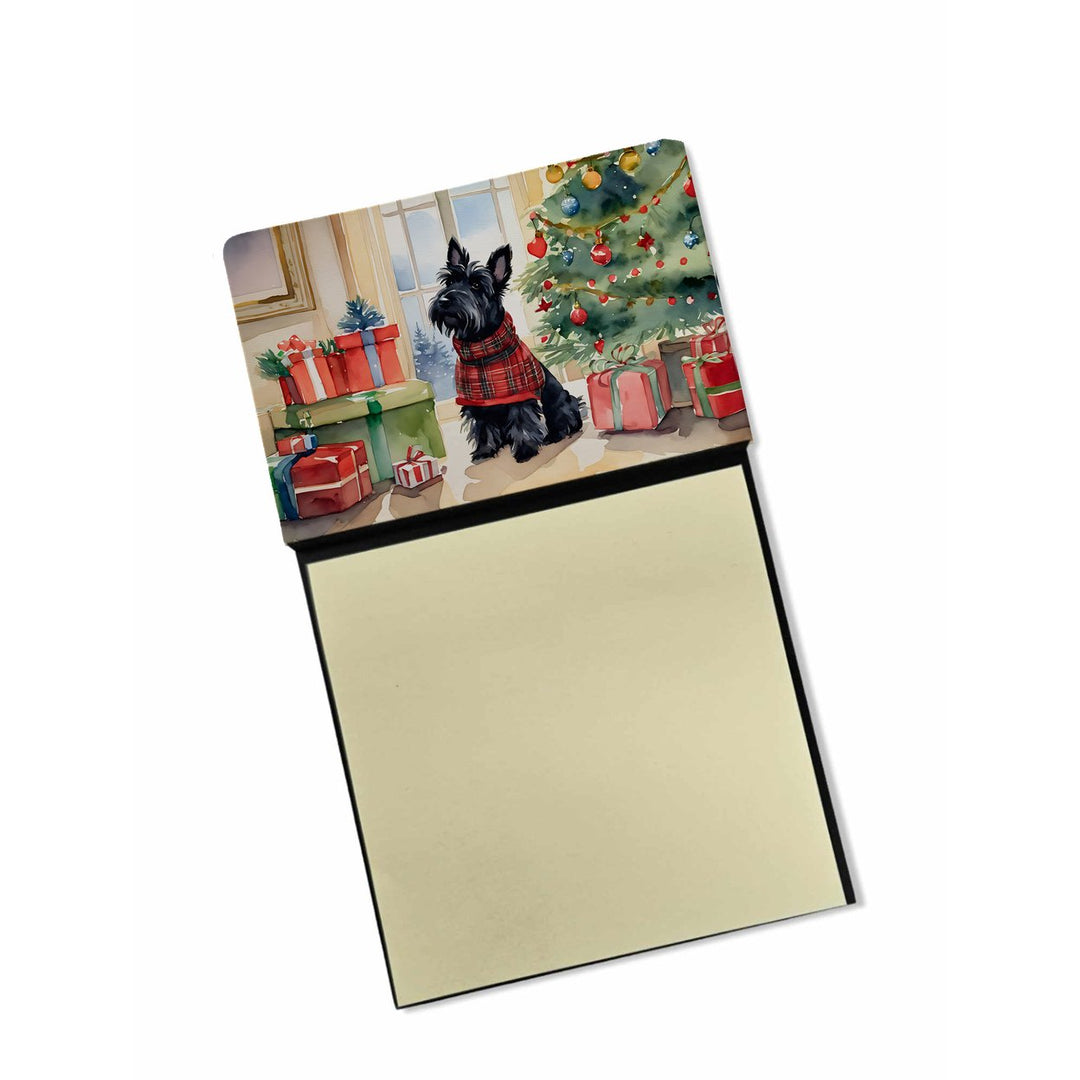 Yorkshire Terrier Cozy Christmas Sticky Note Holder Image 1