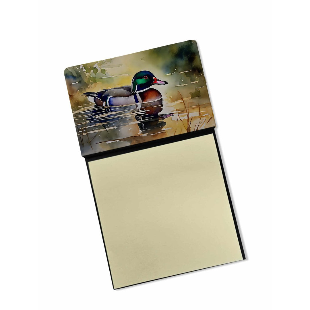 Wood Duck Sticky Note Holder Image 1