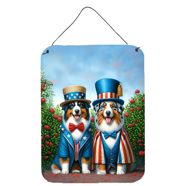 All American Yorkshire Terrier Wall or Door Hanging Prints Image 1