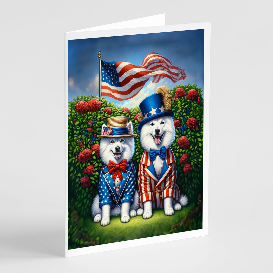 All American Yorkshire Terrier Greeting Cards Pack of 8 Image 5