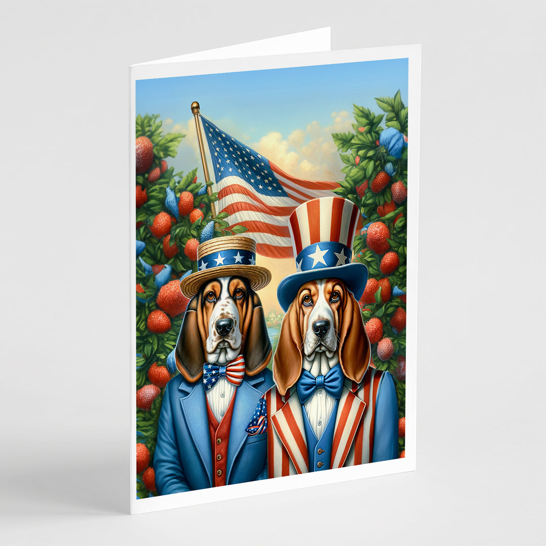 All American Yorkshire Terrier Greeting Cards Pack of 8 Image 9