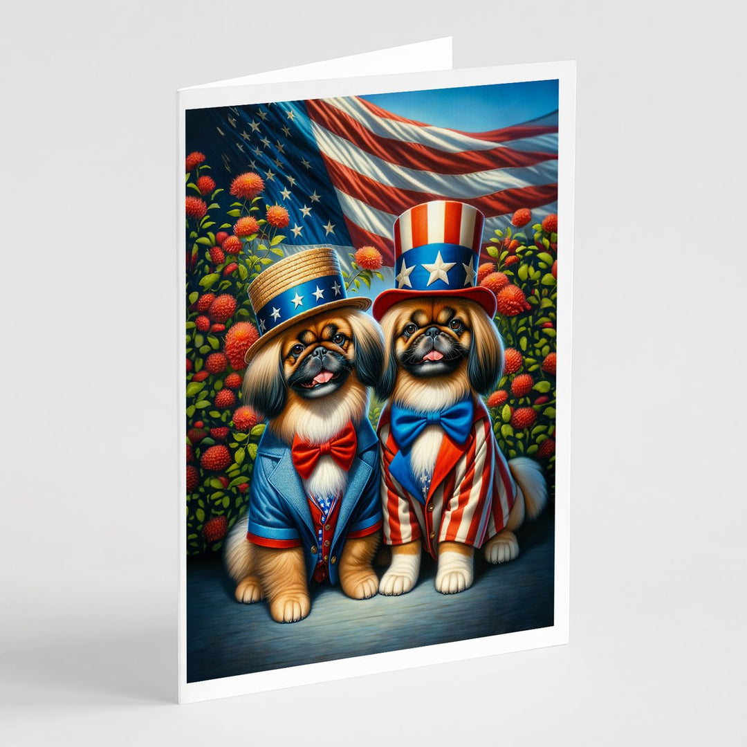 All American Yorkshire Terrier Greeting Cards Pack of 8 Image 9