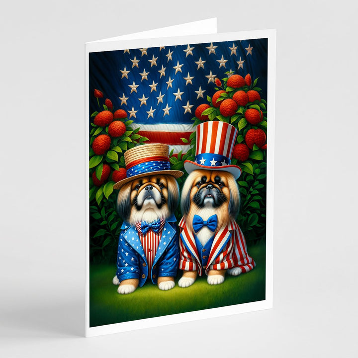 All American Yorkshire Terrier Greeting Cards Pack of 8 Image 10