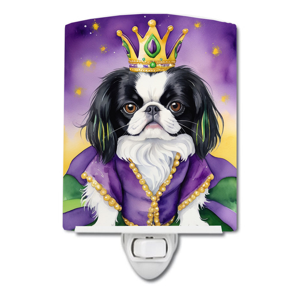 Yorkshire Terrier King of Mardi Gras Ceramic Night Light Image 7