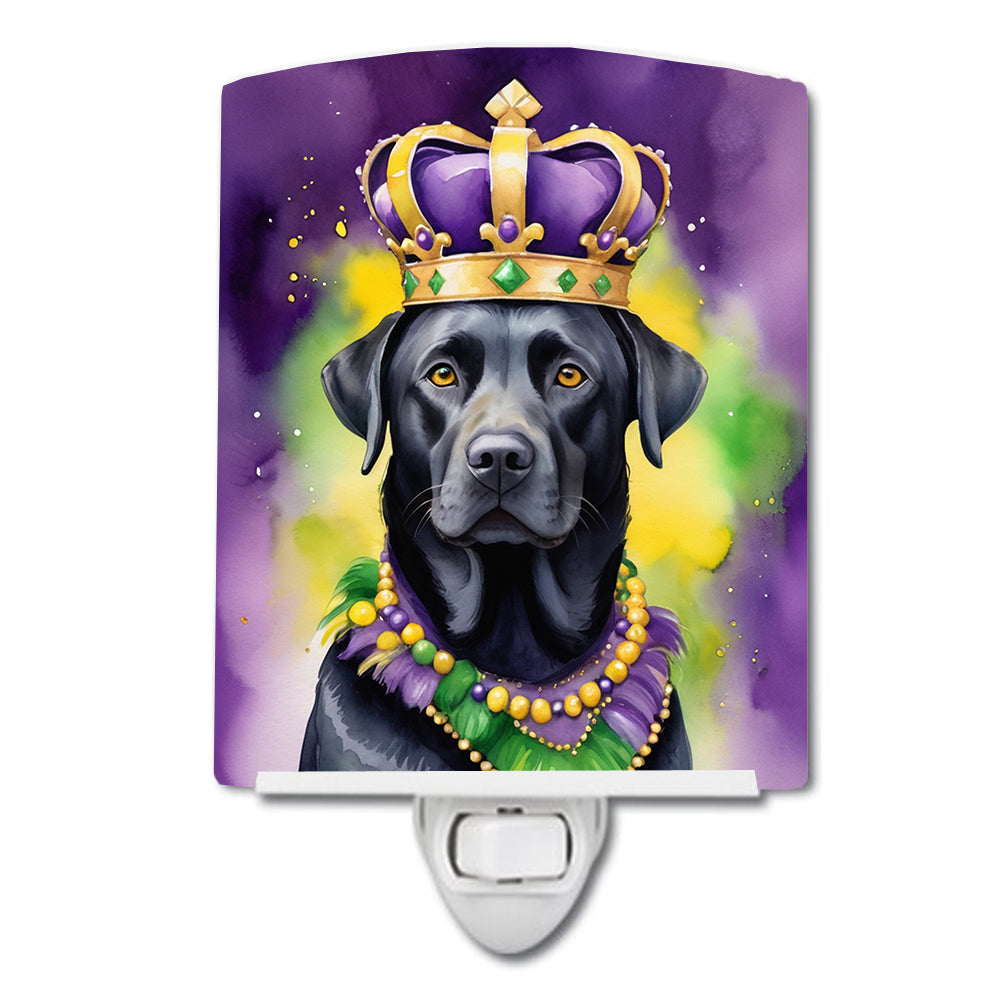 Yorkshire Terrier King of Mardi Gras Ceramic Night Light Image 12