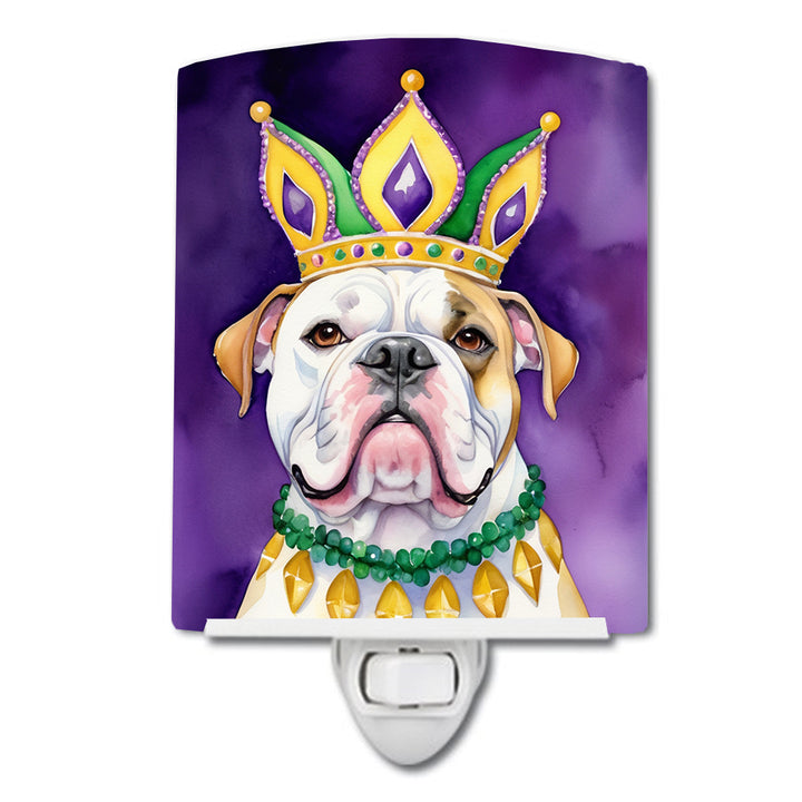 Yorkshire Terrier King of Mardi Gras Ceramic Night Light Image 7