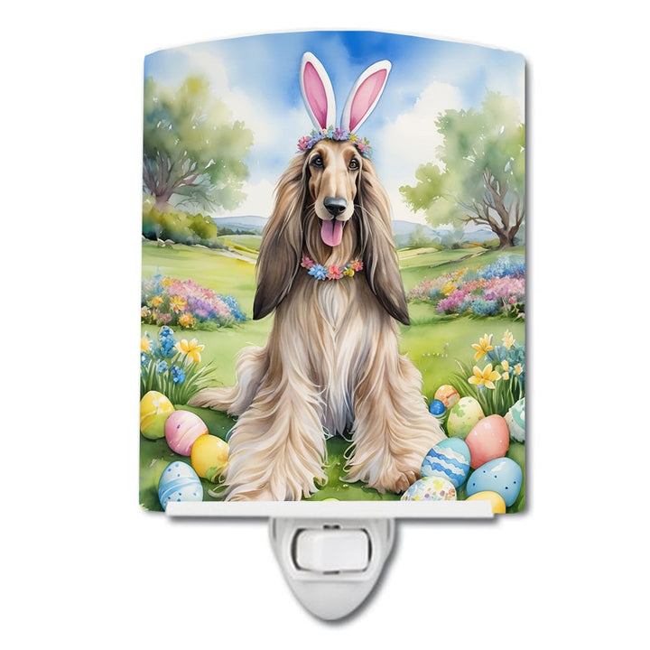 Yorkshire Terrier Easter Egg Hunt Ceramic Night Light Image 2