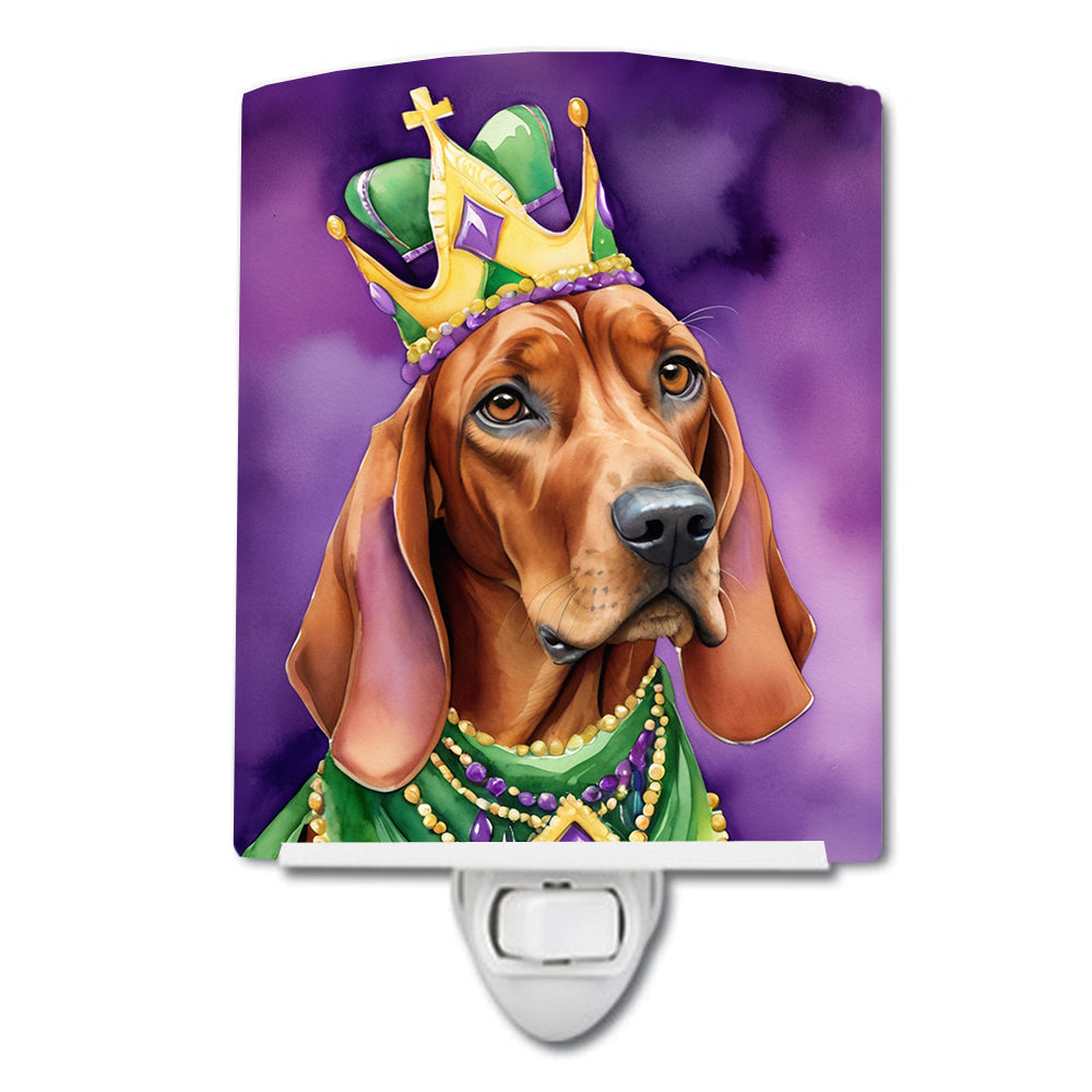 Yorkshire Terrier King of Mardi Gras Ceramic Night Light Image 7