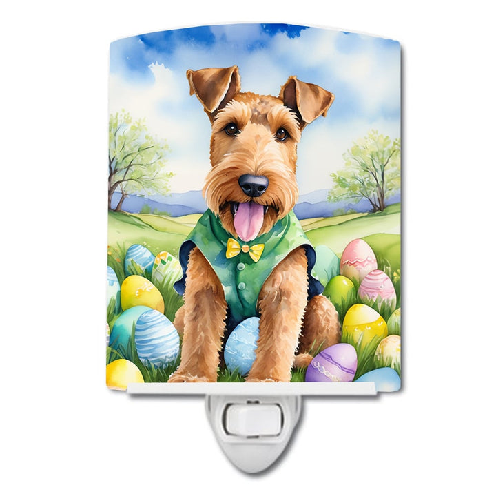 Yorkshire Terrier Easter Egg Hunt Ceramic Night Light Image 3