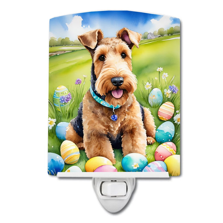 Yorkshire Terrier Easter Egg Hunt Ceramic Night Light Image 4