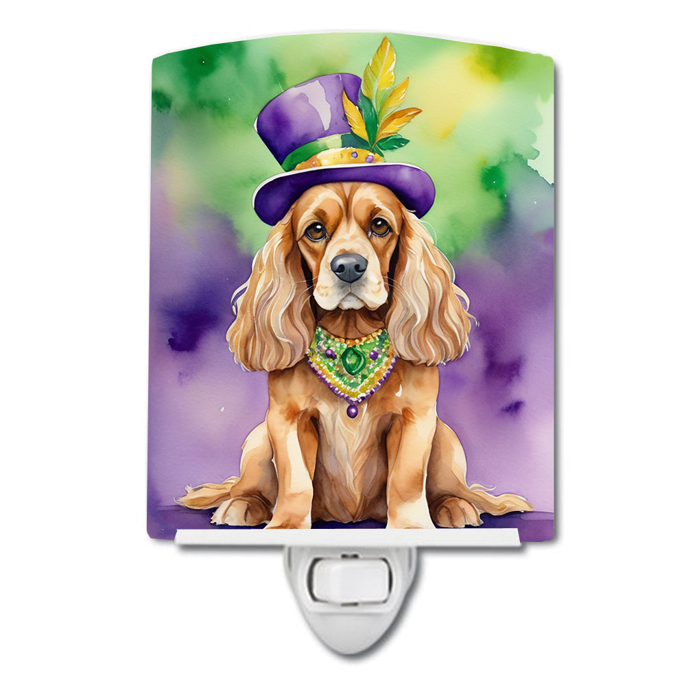 Yorkshire Terrier King of Mardi Gras Ceramic Night Light Image 11