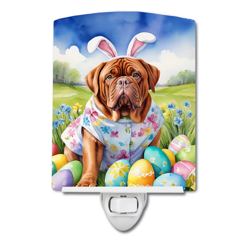 Yorkshire Terrier Easter Egg Hunt Ceramic Night Light Image 1