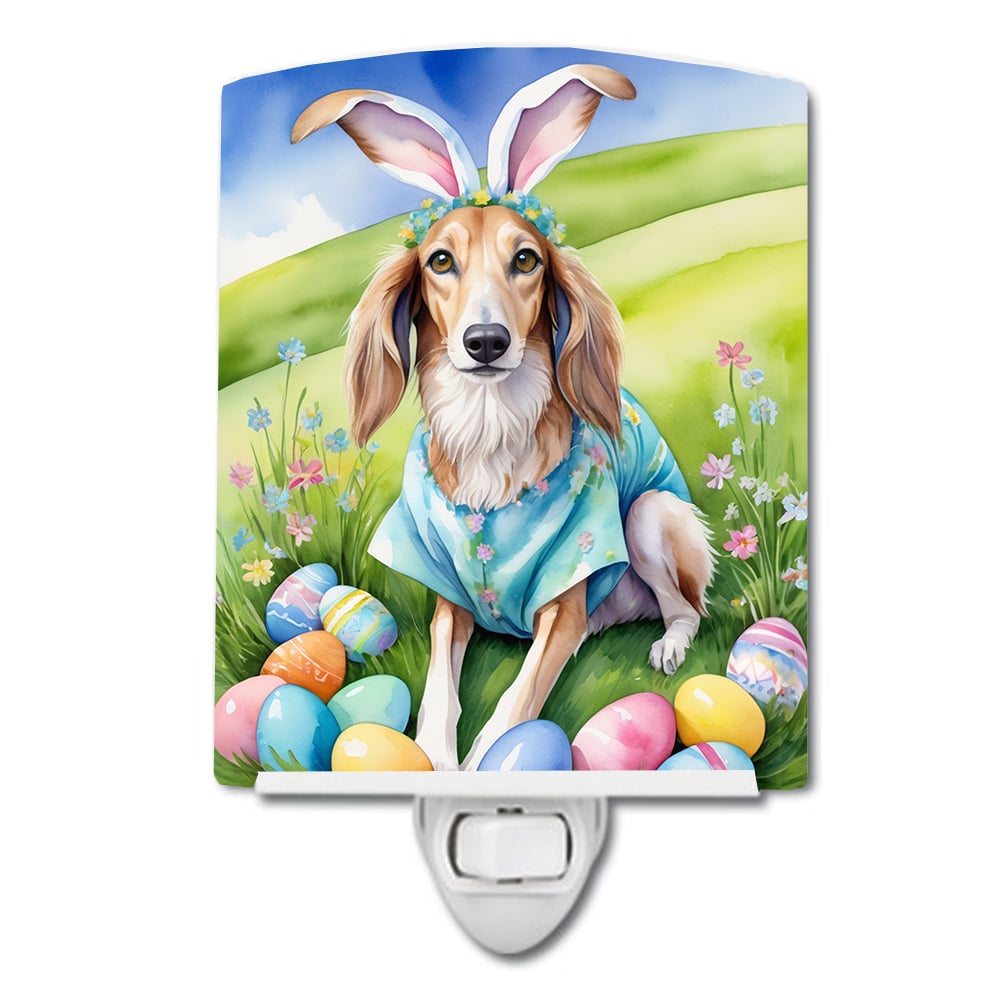 Yorkshire Terrier Easter Egg Hunt Ceramic Night Light Image 2