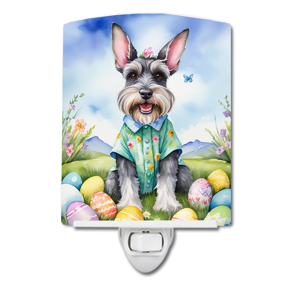 Yorkshire Terrier Easter Egg Hunt Ceramic Night Light Image 7