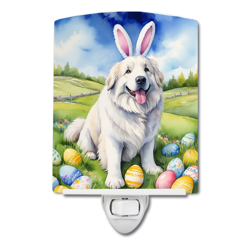 Yorkshire Terrier Easter Egg Hunt Ceramic Night Light Image 1