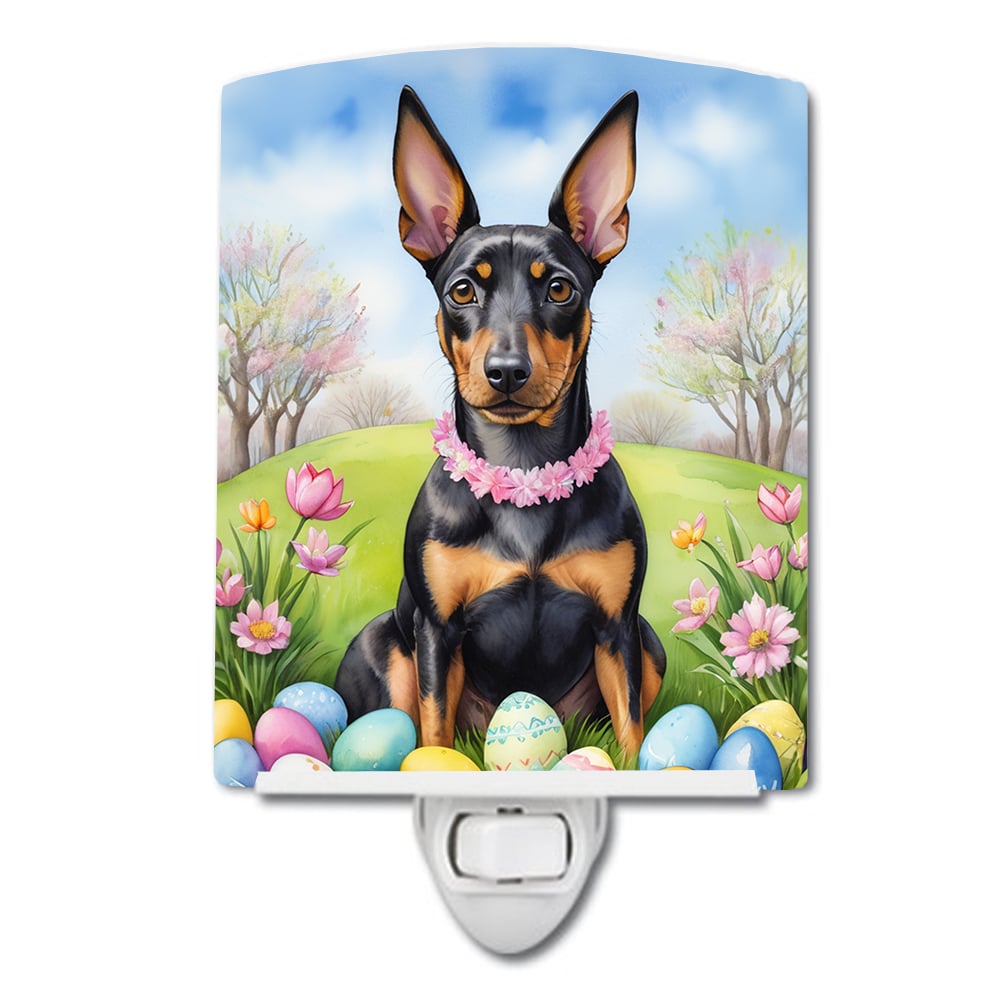 Yorkshire Terrier Easter Egg Hunt Ceramic Night Light Image 1