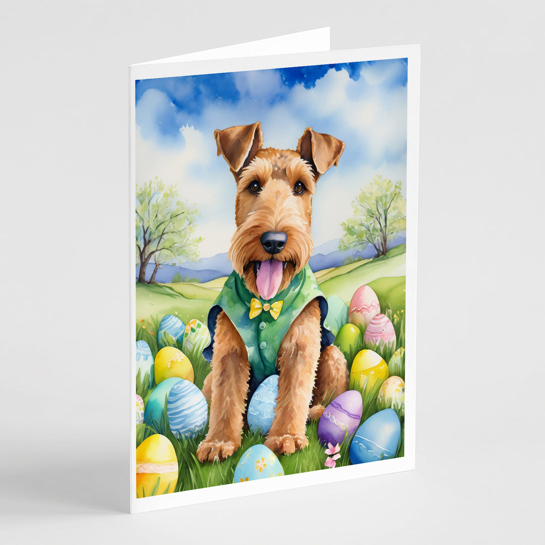 Yorkshire Terrier Easter Egg Hunt Greeting Cards Pack of 8 Image 3