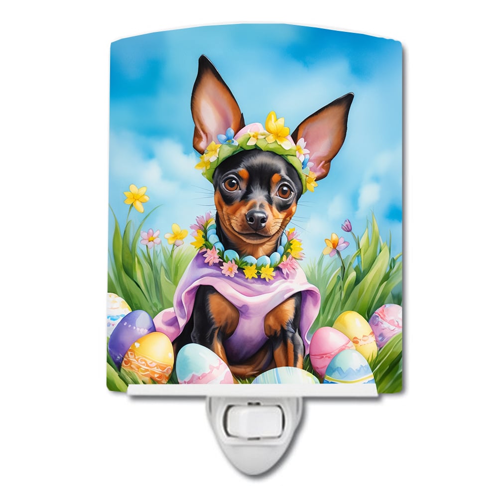 Yorkshire Terrier Easter Egg Hunt Ceramic Night Light Image 1