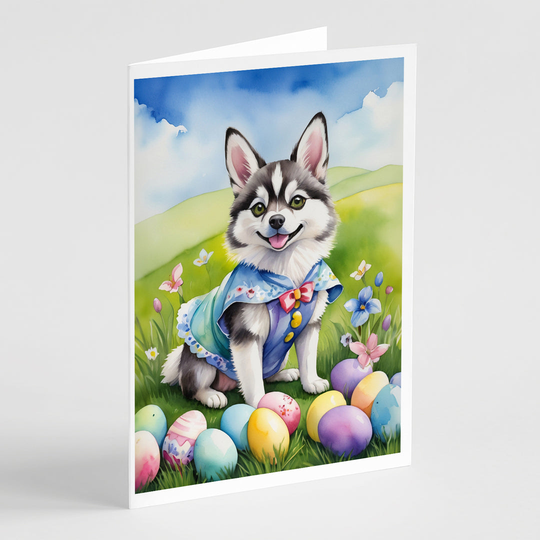 Yorkshire Terrier Easter Egg Hunt Greeting Cards Pack of 8 Image 8