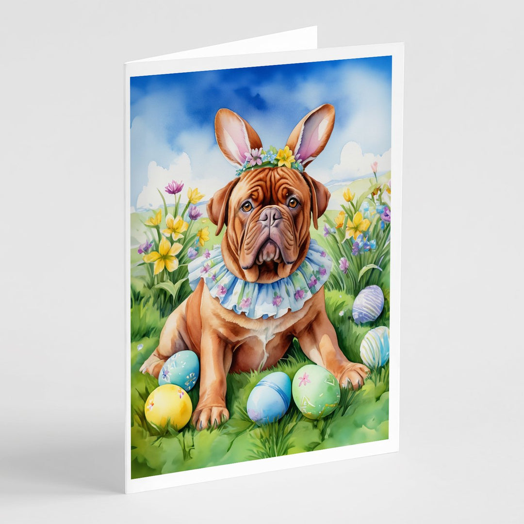 Yorkshire Terrier Easter Egg Hunt Greeting Cards Pack of 8 Image 1