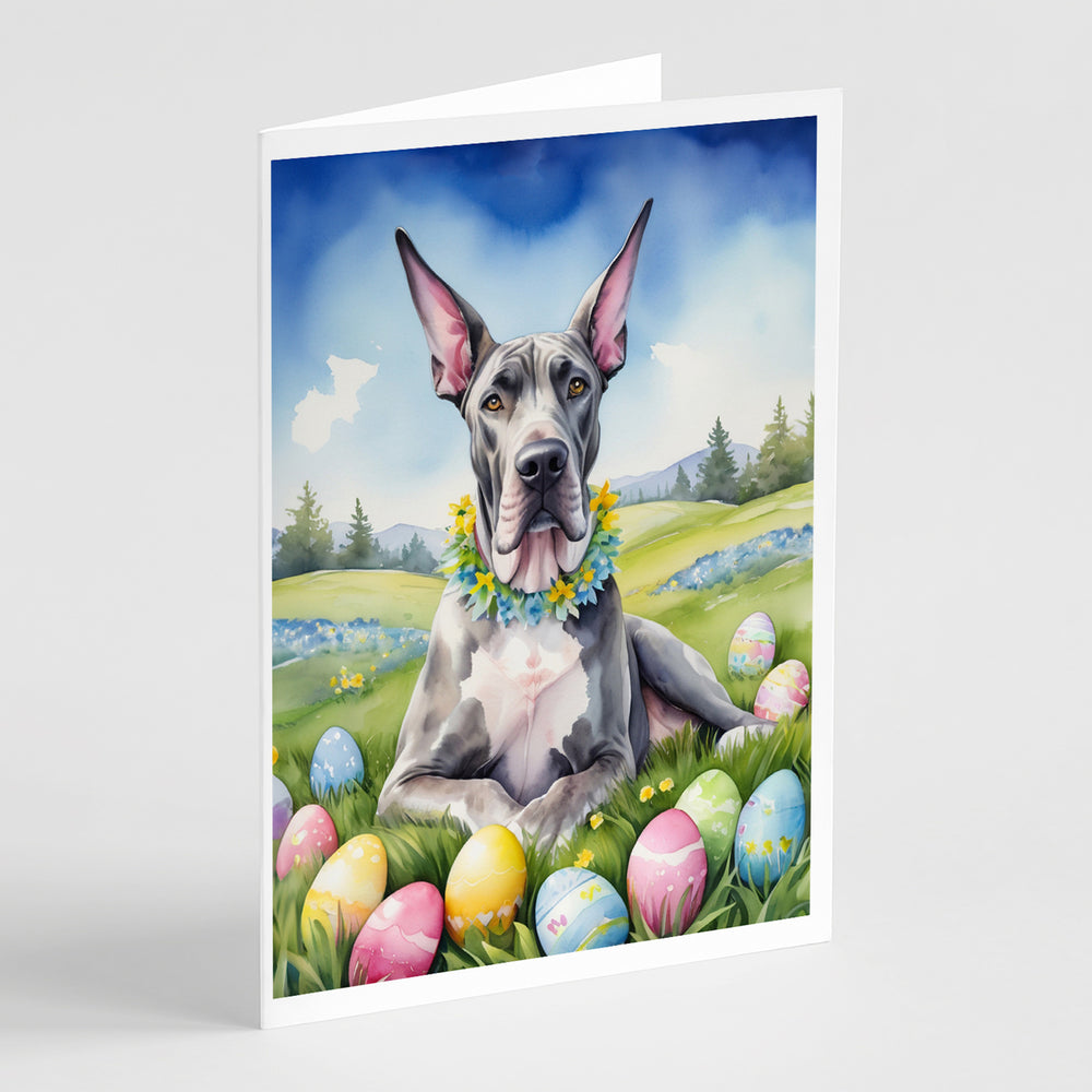 Yorkshire Terrier Easter Egg Hunt Greeting Cards Pack of 8 Image 2