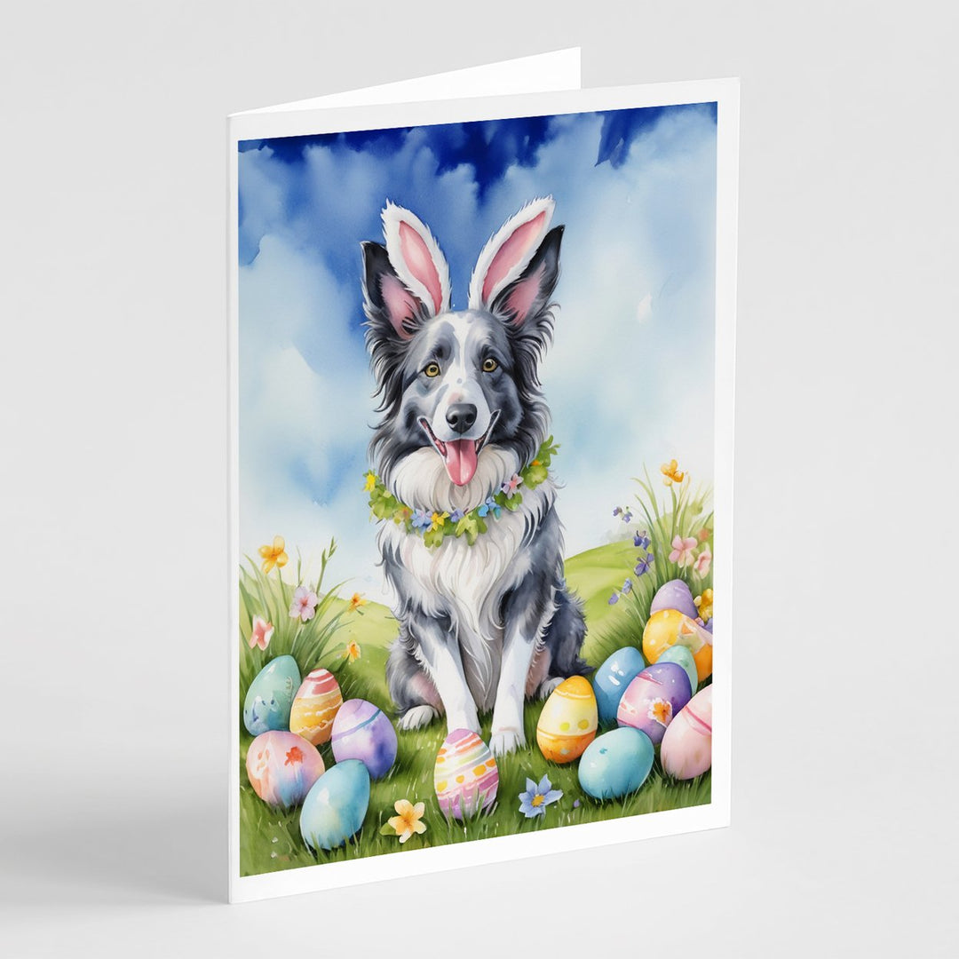 Yorkshire Terrier Easter Egg Hunt Greeting Cards Pack of 8 Image 3