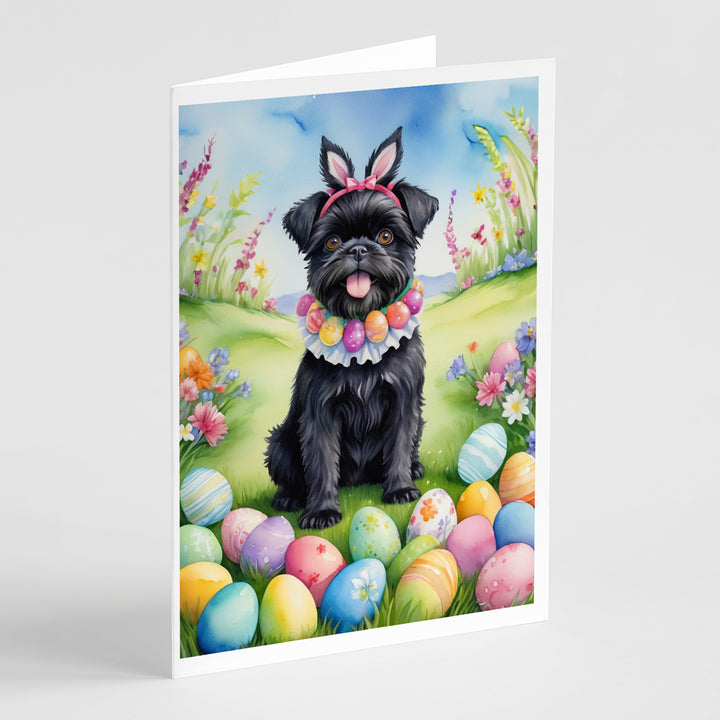 Yorkshire Terrier Easter Egg Hunt Greeting Cards Pack of 8 Image 1