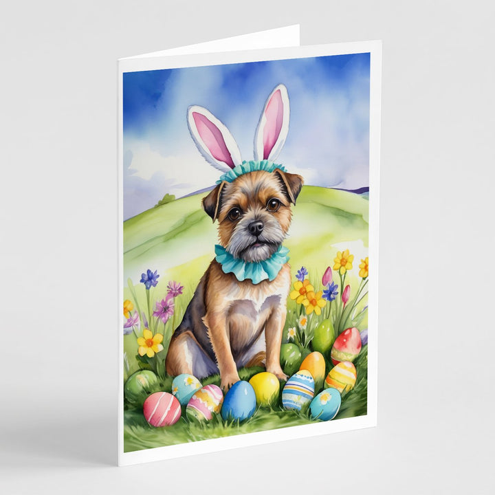 Yorkshire Terrier Easter Egg Hunt Greeting Cards Pack of 8 Image 4