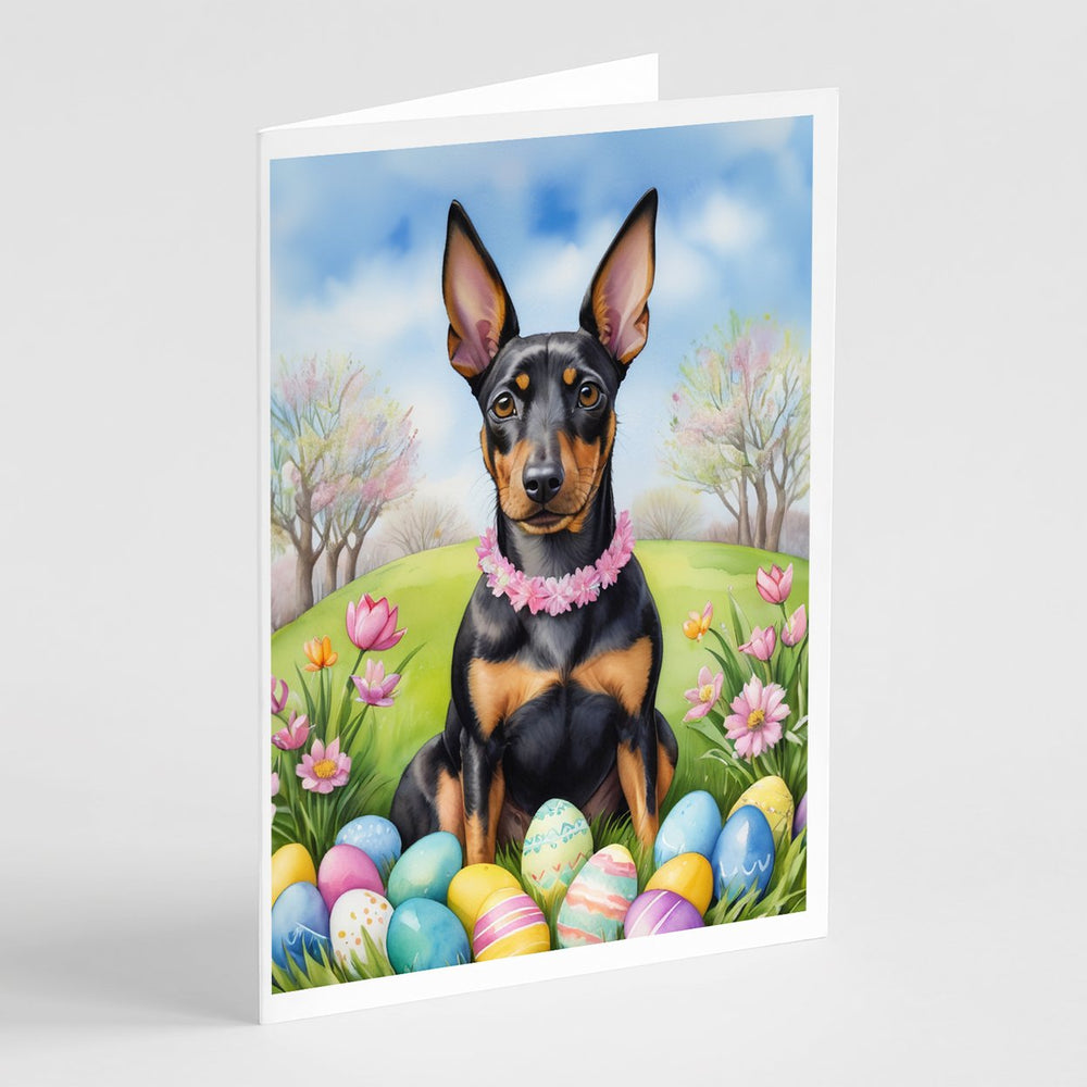 Yorkshire Terrier Easter Egg Hunt Greeting Cards Pack of 8 Image 2