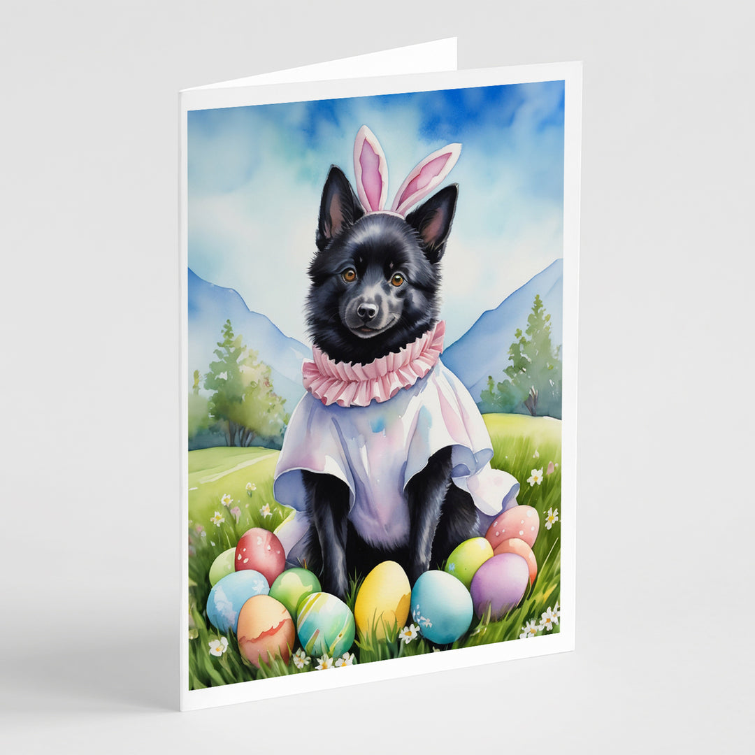 Yorkshire Terrier Easter Egg Hunt Greeting Cards Pack of 8 Image 5