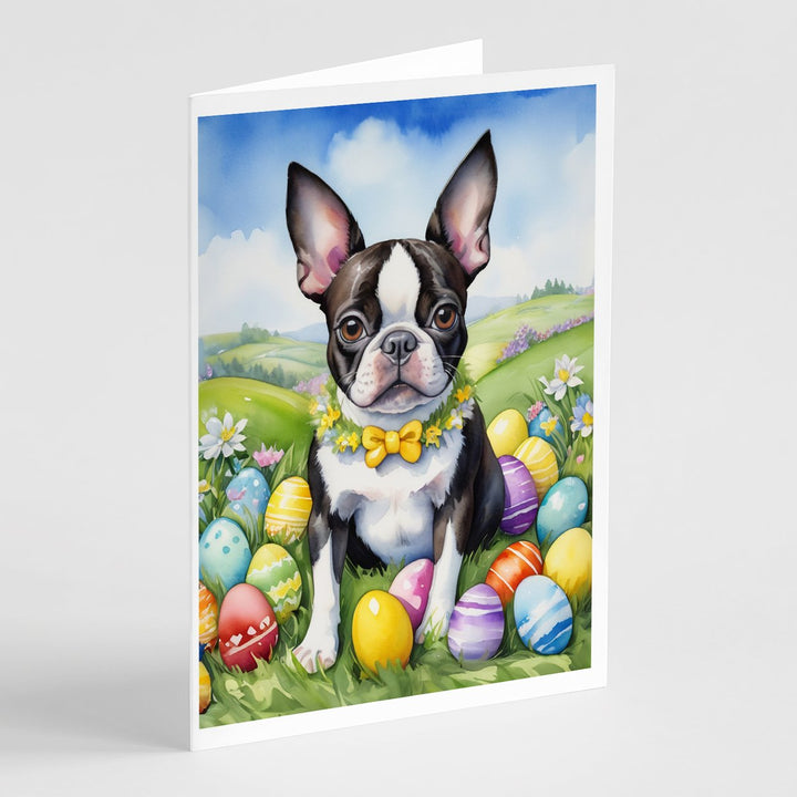 Yorkshire Terrier Easter Egg Hunt Greeting Cards Pack of 8 Image 8