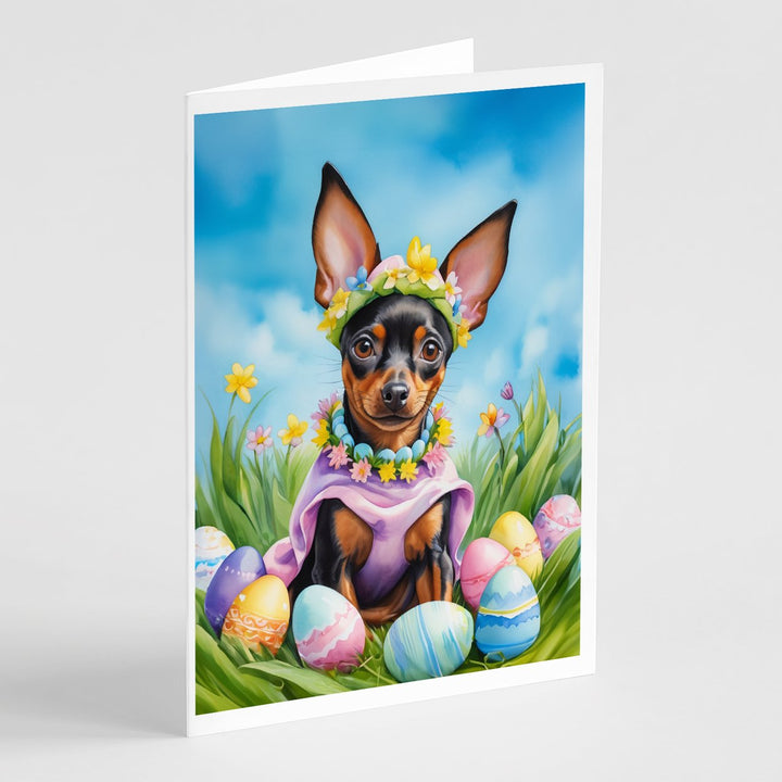 Yorkshire Terrier Easter Egg Hunt Greeting Cards Pack of 8 Image 6