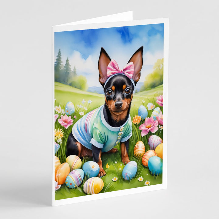 Yorkshire Terrier Easter Egg Hunt Greeting Cards Pack of 8 Image 7