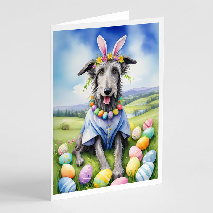 Yorkshire Terrier Easter Egg Hunt Greeting Cards Pack of 8 Image 1