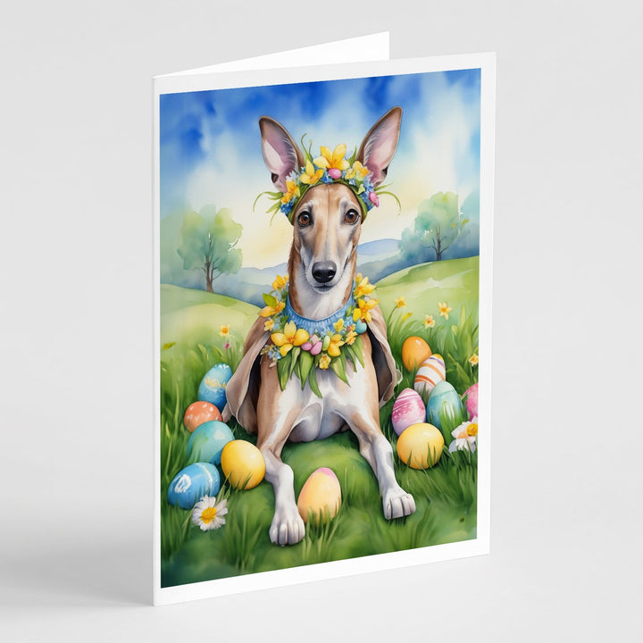 Yorkshire Terrier Easter Egg Hunt Greeting Cards Pack of 8 Image 1