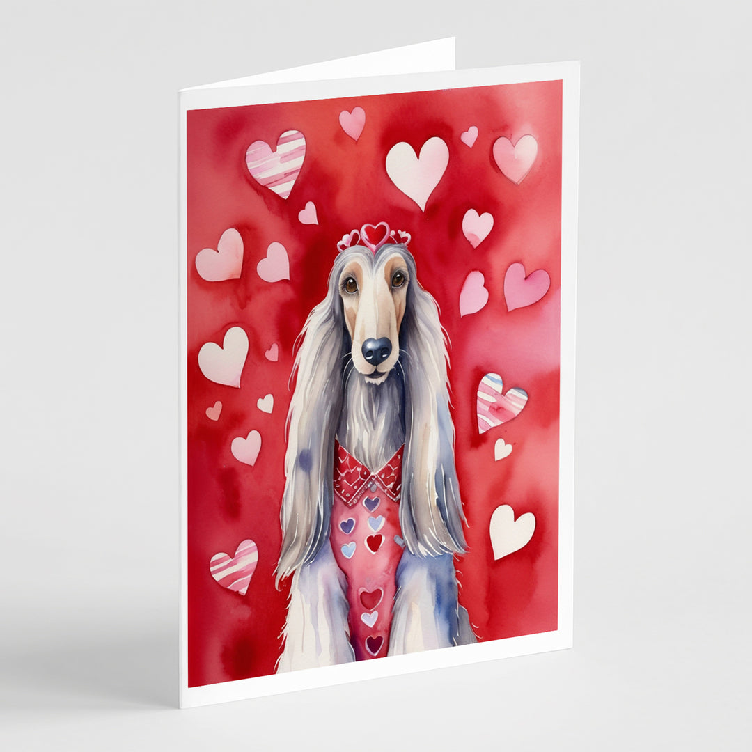 Yorkshire Terrier My Valentine Greeting Cards Pack of 8 Image 3