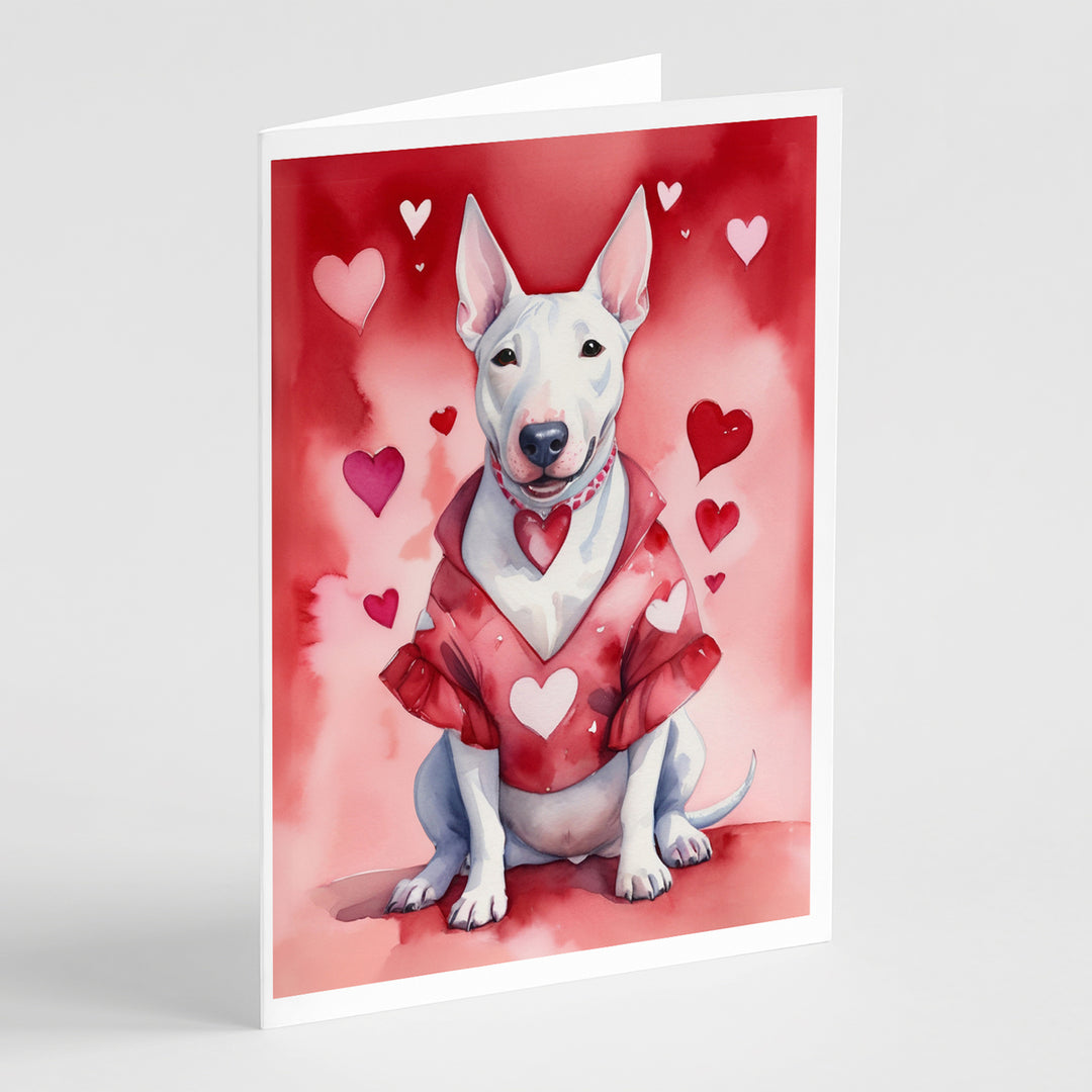 Yorkshire Terrier My Valentine Greeting Cards Pack of 8 Image 3