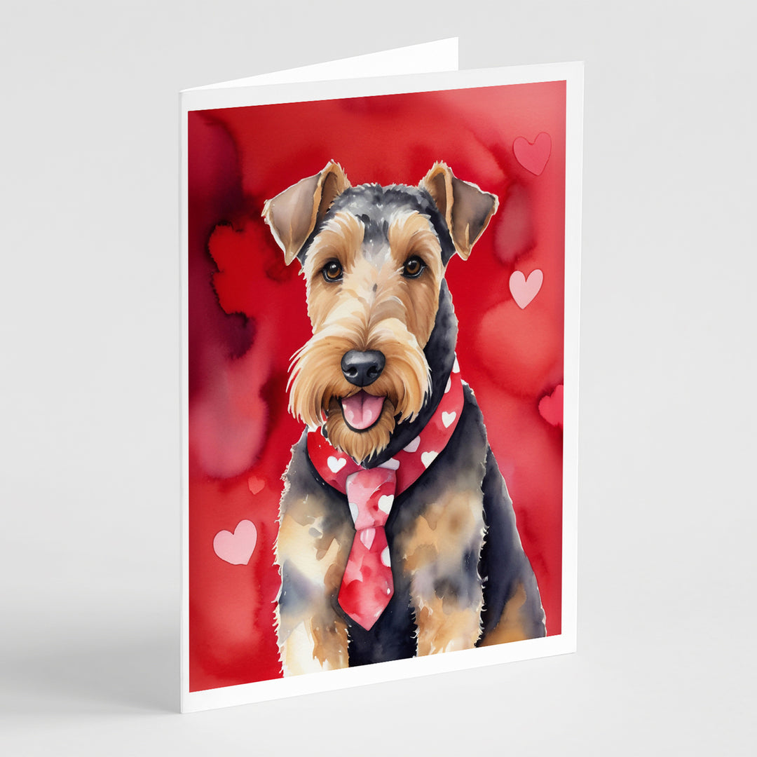 Yorkshire Terrier My Valentine Greeting Cards Pack of 8 Image 4