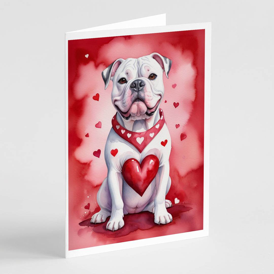 Yorkshire Terrier My Valentine Greeting Cards Pack of 8 Image 8